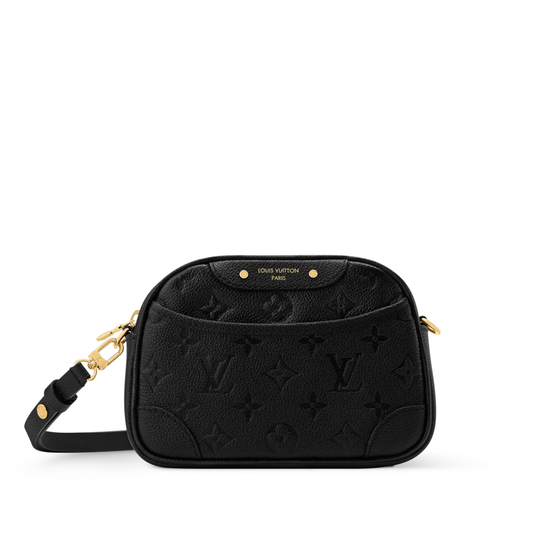 LOUIS VUITTON ブラック キャミソール 42 Tiny Camera Bag Monogram Empreinte Leather - Wallets and Small